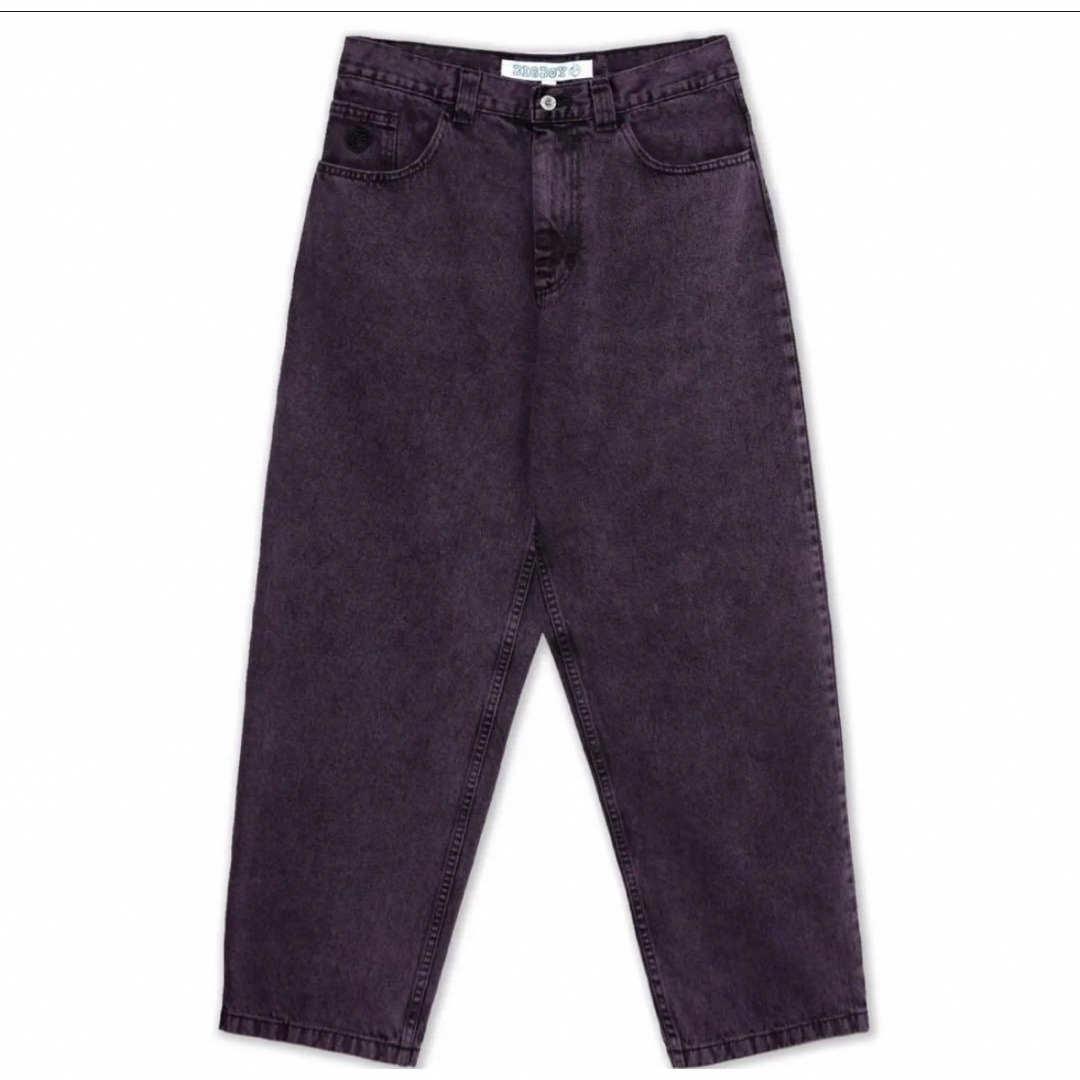 POLAR SKATE CO. - POLAR skate bigboy jeans purple black mの POLAR SKATE CO. - POLAR skate bigboy jeans purple black mの