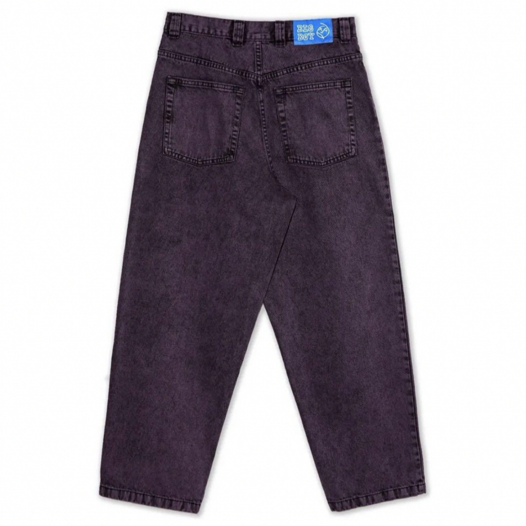 POLAR SKATE CO. - POLAR skate bigboy jeans purple black mの POLAR SKATE CO. - POLAR skate bigboy jeans purple black mの
