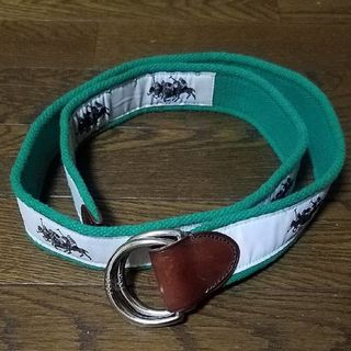 POLO RALPH LAUREN - POLO RALPH LAUREN レザートリム コットン ベルト