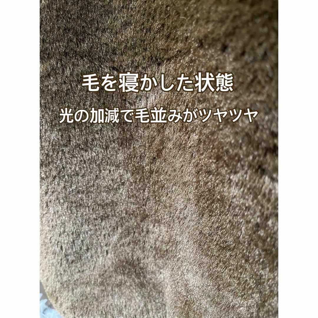 しまむら(シマムラ)のofalo ファーベスト ブラウン 茶色 レディースのトップス(ベスト/ジレ)の商品写真