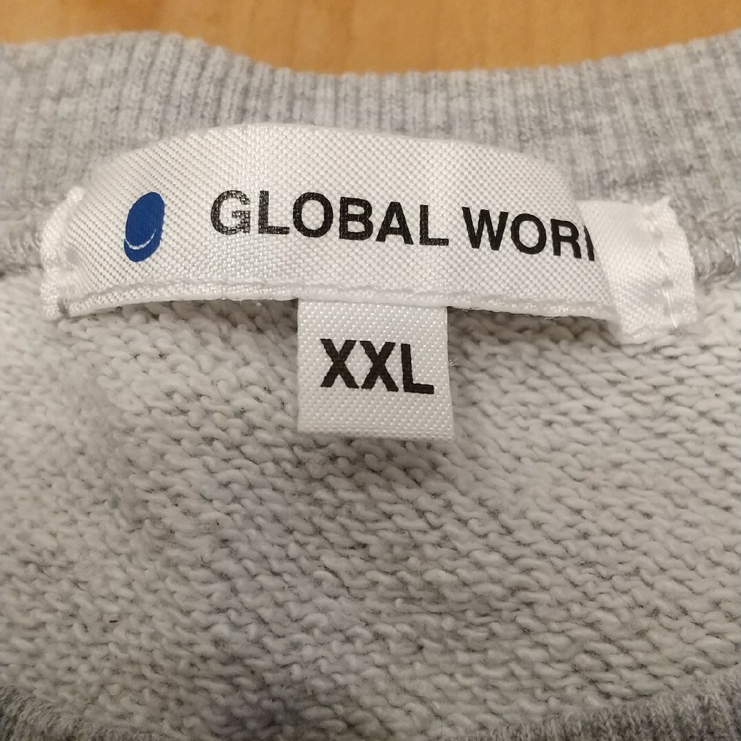 GLOBAL WORK(グローバルワーク)のGLOBAL WORK XXL(130) 男の子 トレーナー キッズ/ベビー/マタニティのキッズ服男の子用(90cm~)(Tシャツ/カットソー)の商品写真