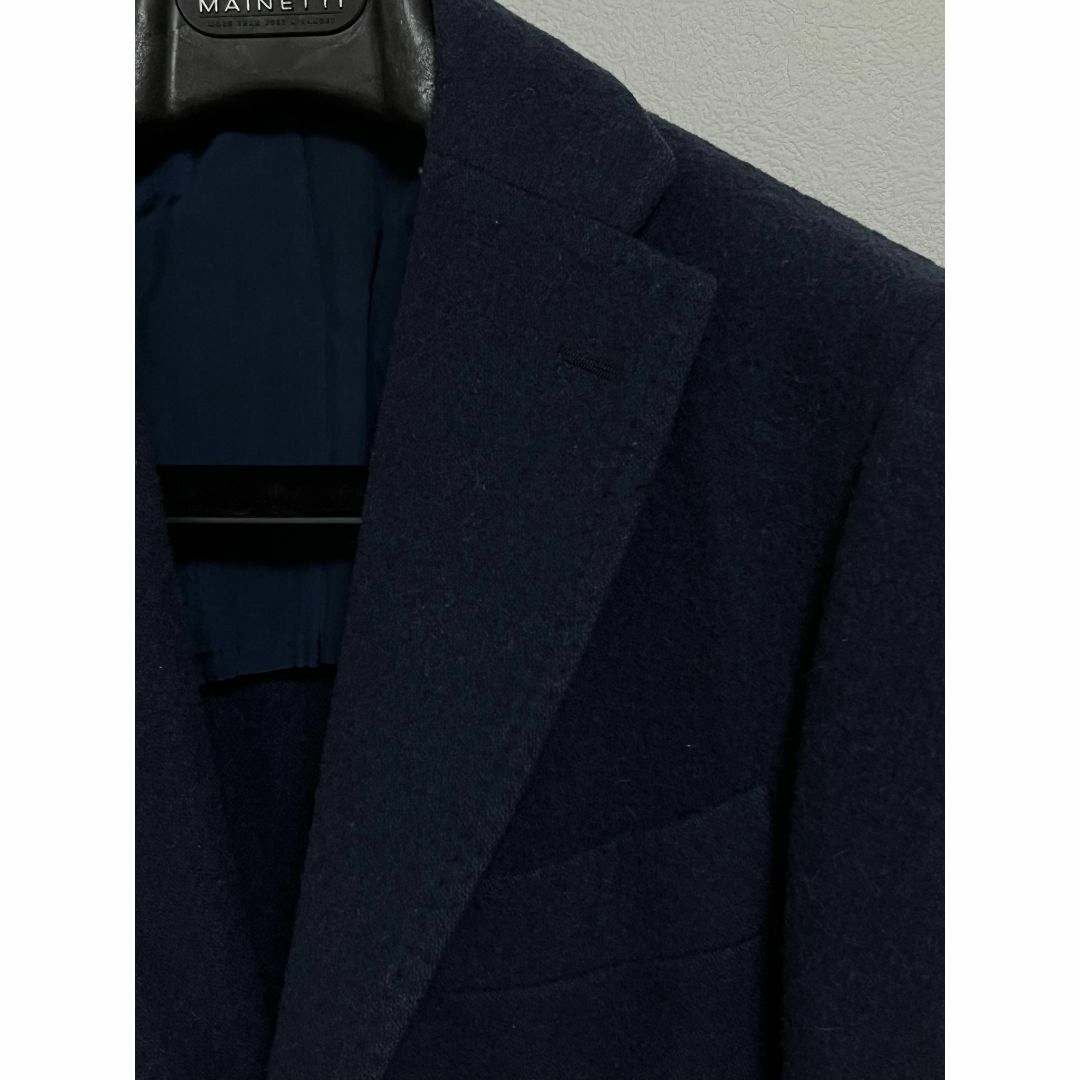 RING JACKET(リングヂャケット)のRINGJACKET リングヂャケット ネイビー アルパカ混 チェスター コート メンズのジャケット/アウター(チェスターコート)の商品写真