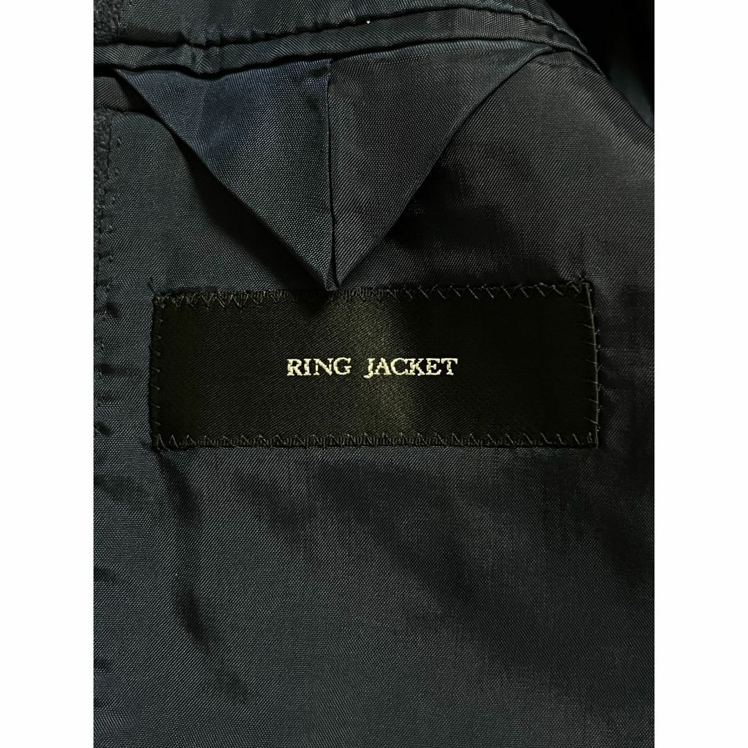 RING JACKET(リングヂャケット)のRINGJACKET リングヂャケット ネイビー アルパカ混 チェスター コート メンズのジャケット/アウター(チェスターコート)の商品写真