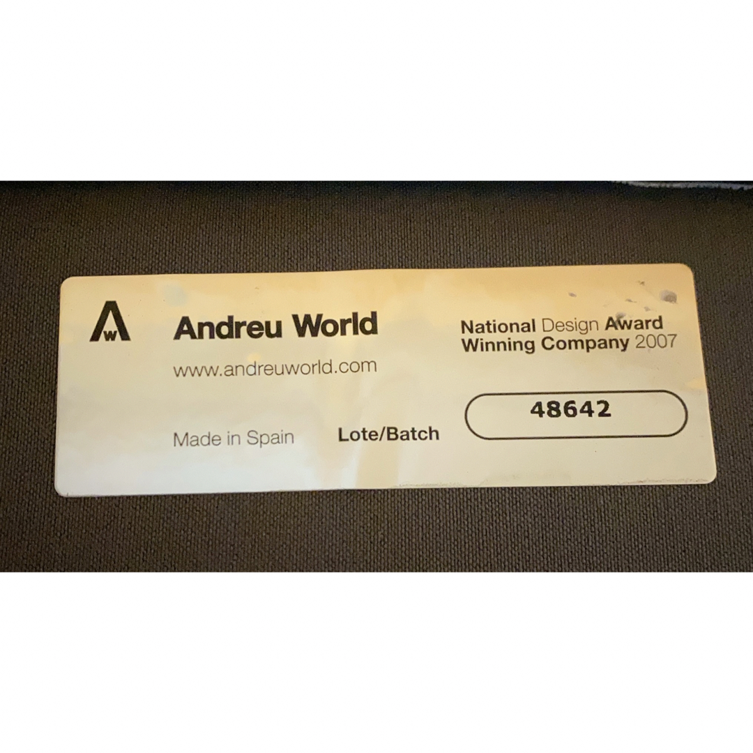 ACTUS(アクタス)の【送料込】アンドリューワールド AndreuWorld ラウンジチェア 2脚 インテリア/住まい/日用品の椅子/チェア(その他)の商品写真