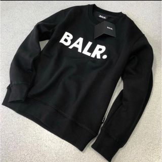 BALR ボーラークルーネックトレーナー スウェット 黒色(スウェット)