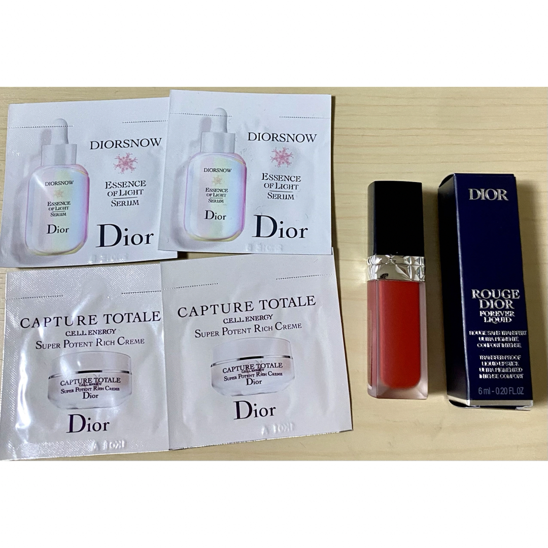 正式的 サンプル付きDior 999 ルージュディオールフォーエバーリキッド