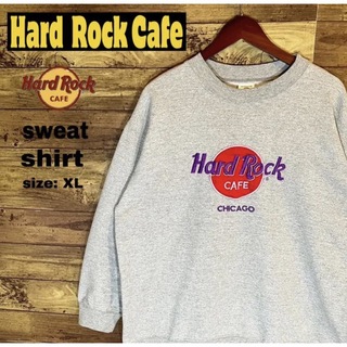 ハードロックカフェ(Hard Rock CAFE)のハードロックカフェ/スウェット・トレーナー/ chicago / XL(スウェット)