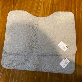 トイレマット　45×30cm グレー　2枚(日用品/生活雑貨)