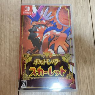 ニンテンドースイッチ(Nintendo Switch)の【美品】ポケットモンスター スカーレット/Switch(家庭用ゲームソフト)