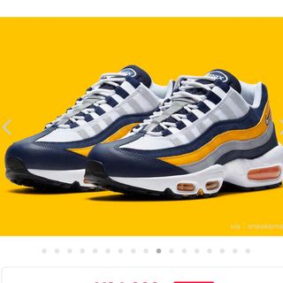 ナイキ(NIKE)のNIKE AIR MAX 95 "NAVY/GOLD"(スニーカー)