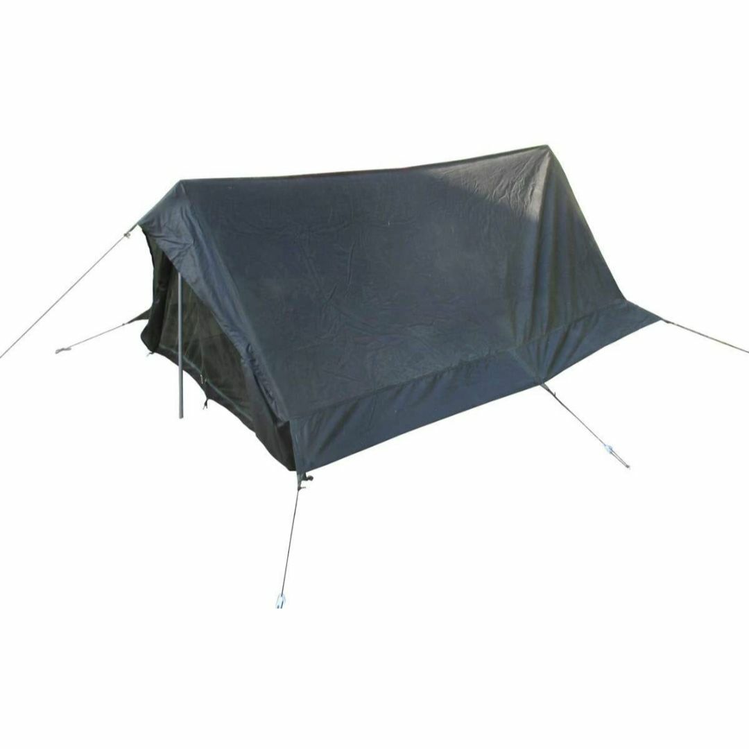 テント/タープフランス軍 テント 2人用 放出品 エントランス１カ所 蚊帳付き オリーブ