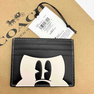 コーチ(COACH)の【DISNEY X COACH】スリム ID カード ケース！ミッキーマウス(パスケース/IDカードホルダー)