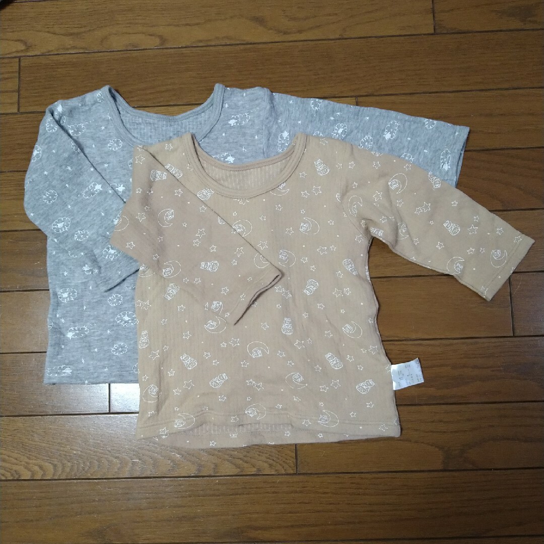 キルト生地　インナー　100サイズ キッズ/ベビー/マタニティのキッズ服男の子用(90cm~)(下着)の商品写真