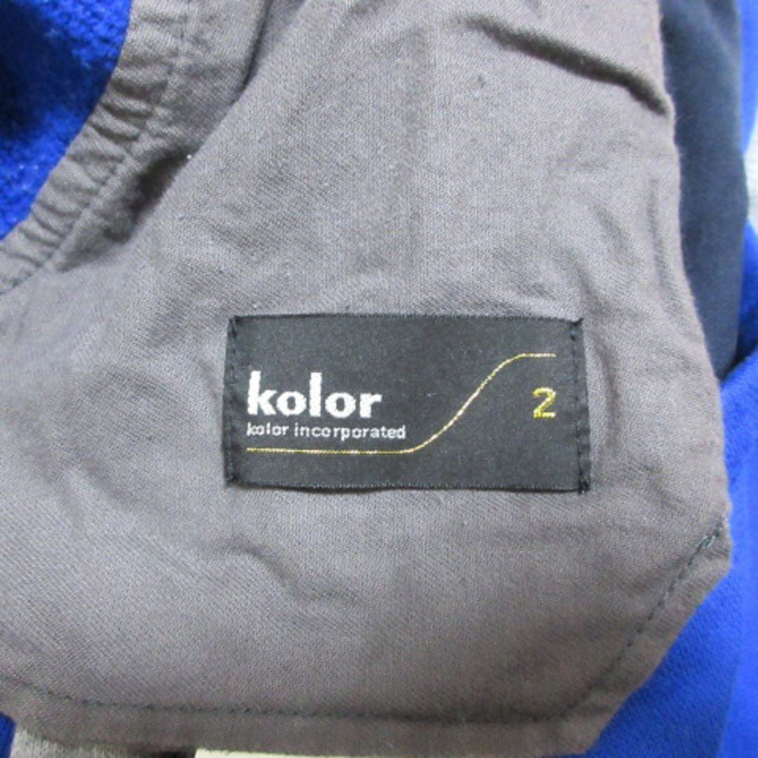 kolor(カラー)のカラー kolor パッチワーク ショートパンツ スウェット 裏起毛 2 M相当 メンズのパンツ(ショートパンツ)の商品写真