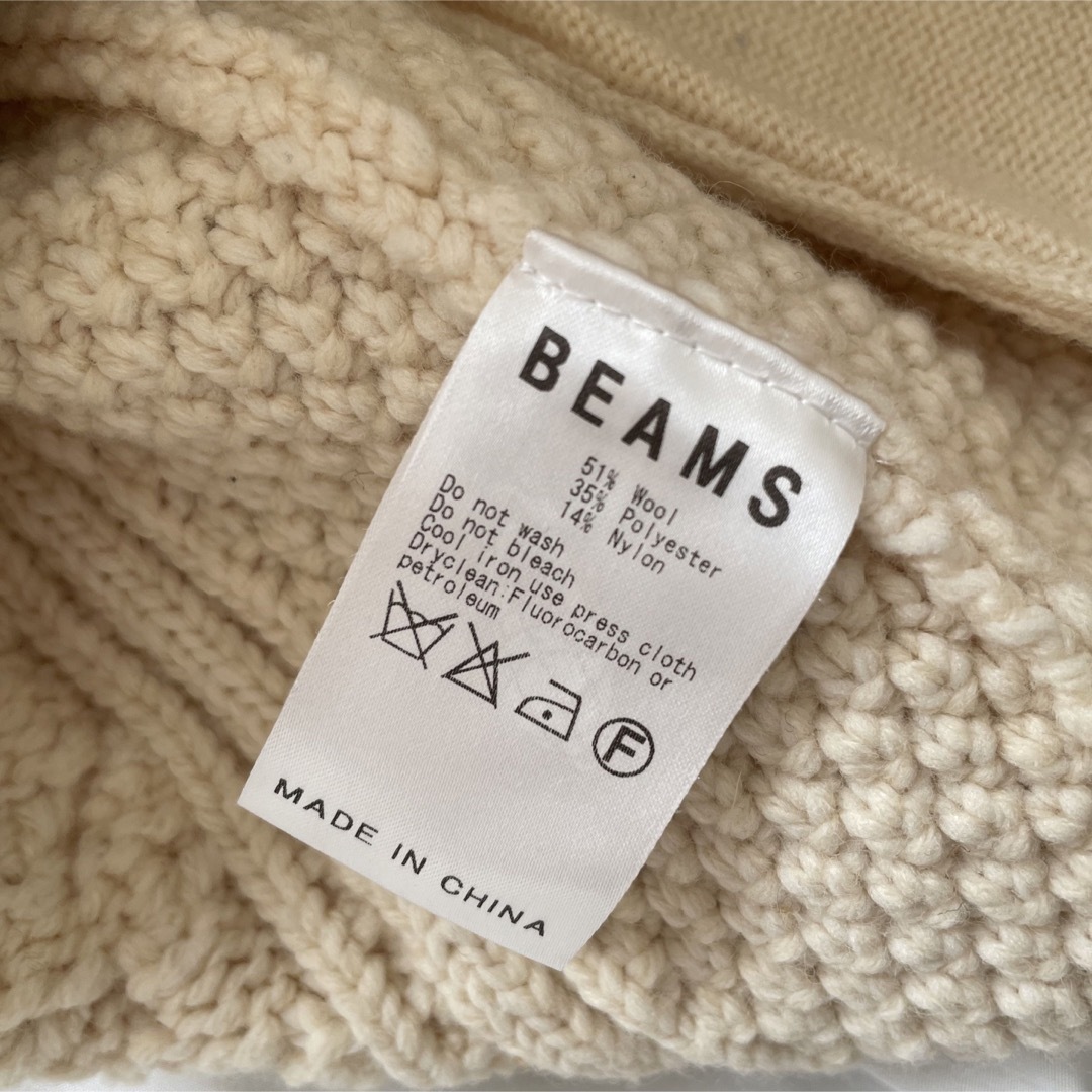 BEAMS(ビームス)のbeams ストレッチアランカーディガン メンズのトップス(カーディガン)の商品写真