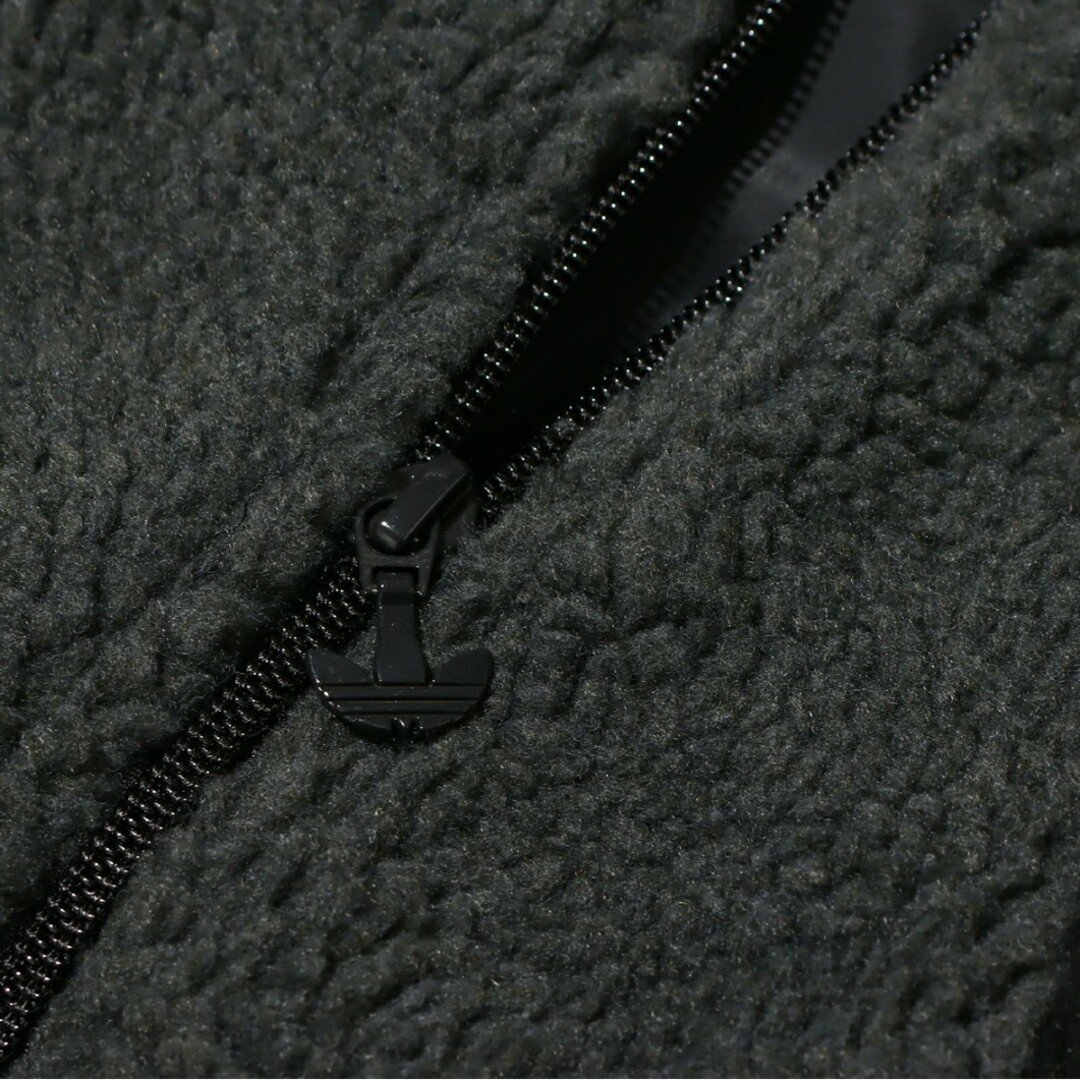 adidas(アディダス)のadidas アディダス ボア フリース M 黒 シェルパジャケット メンズのジャケット/アウター(ブルゾン)の商品写真