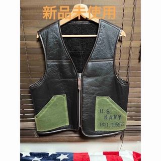 schott - SCHOTT ショット 22AW PATCH POCKET LEATHER VEST ラムレザー ...