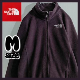 ザノースフェイス(THE NORTH FACE)のノースフェイス　フルジップ　フリースジャケット　Mサイズ　ブラウン系(ブルゾン)