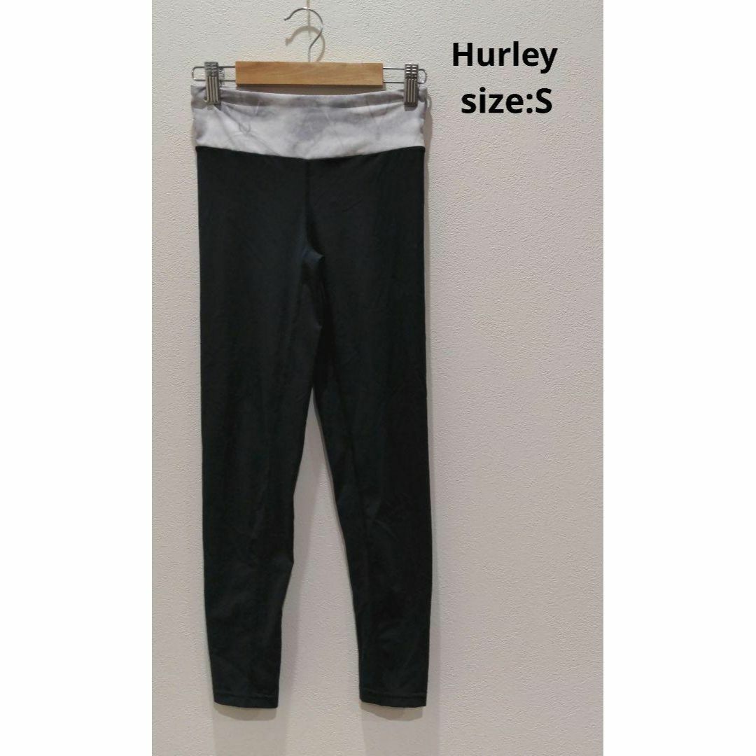 Hurley(ハーレー)のHurley ハーレー スパッツ レギンス ブラック レディース S 黒 レディースのレッグウェア(レギンス/スパッツ)の商品写真
