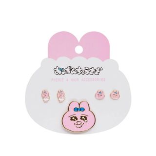 ディズニー(Disney)の【新品】おぱんちゅうさぎ ピアス ＆ ヘアゴム(ピアス(両耳用))