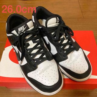 ナイキ(NIKE)のDUNK LOW RETRO  NIKE  パンダ　メンズ 26.0cm(スニーカー)