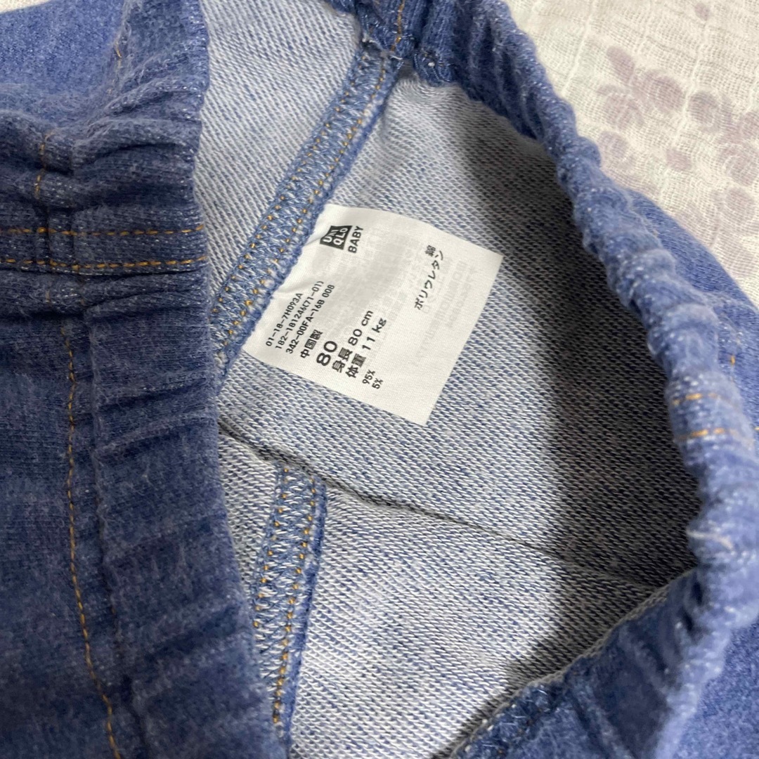 UNIQLO(ユニクロ)のパンツセット売り キッズ/ベビー/マタニティのベビー服(~85cm)(パンツ)の商品写真