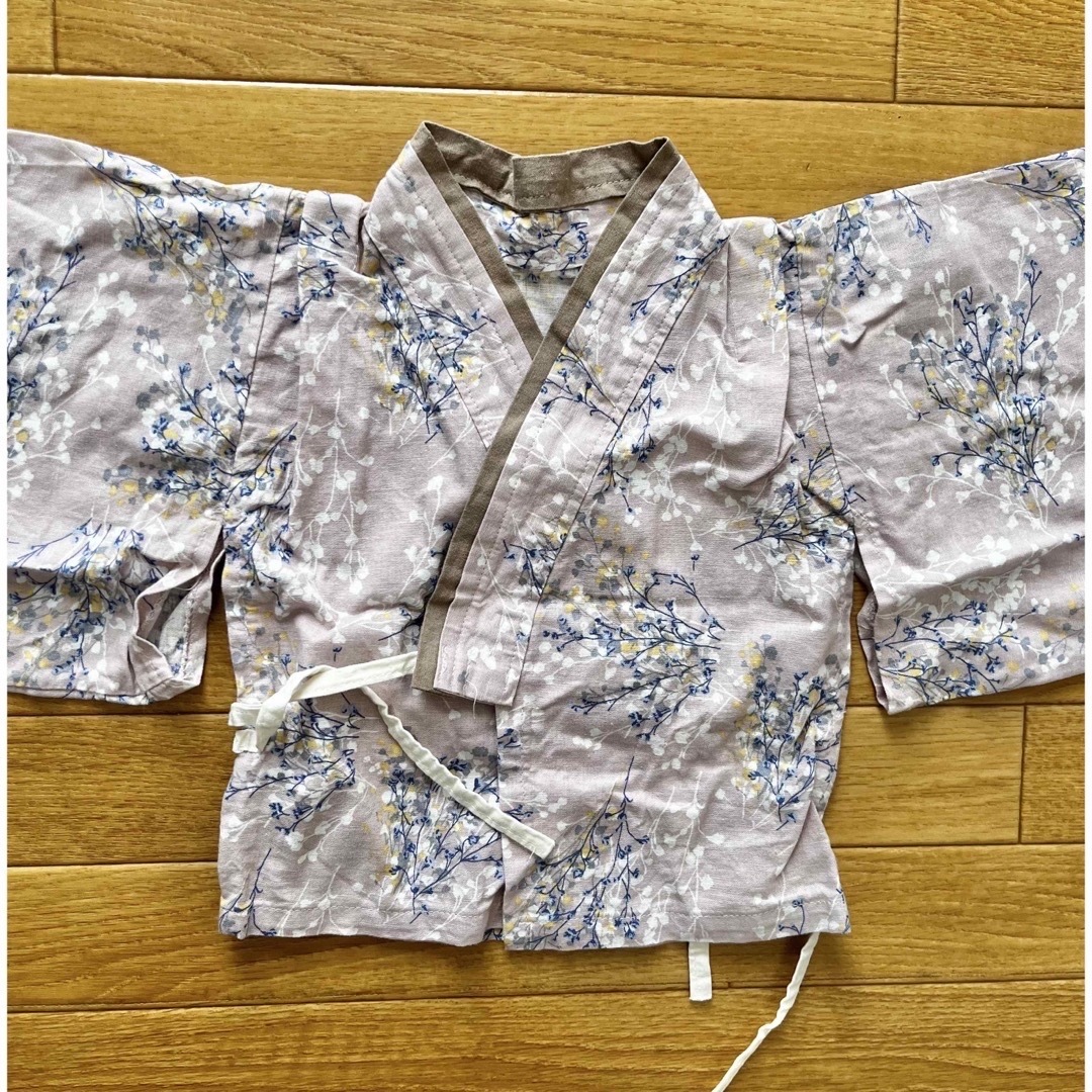ハンドメイド　ベビー袴 キッズ/ベビー/マタニティのベビー服(~85cm)(和服/着物)の商品写真