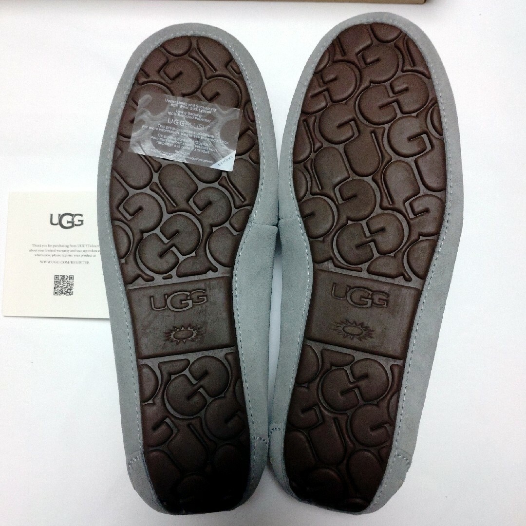 UGG - 新品 UGG アグ モカシン アンスレー ライトグレー 25cm 正規品の