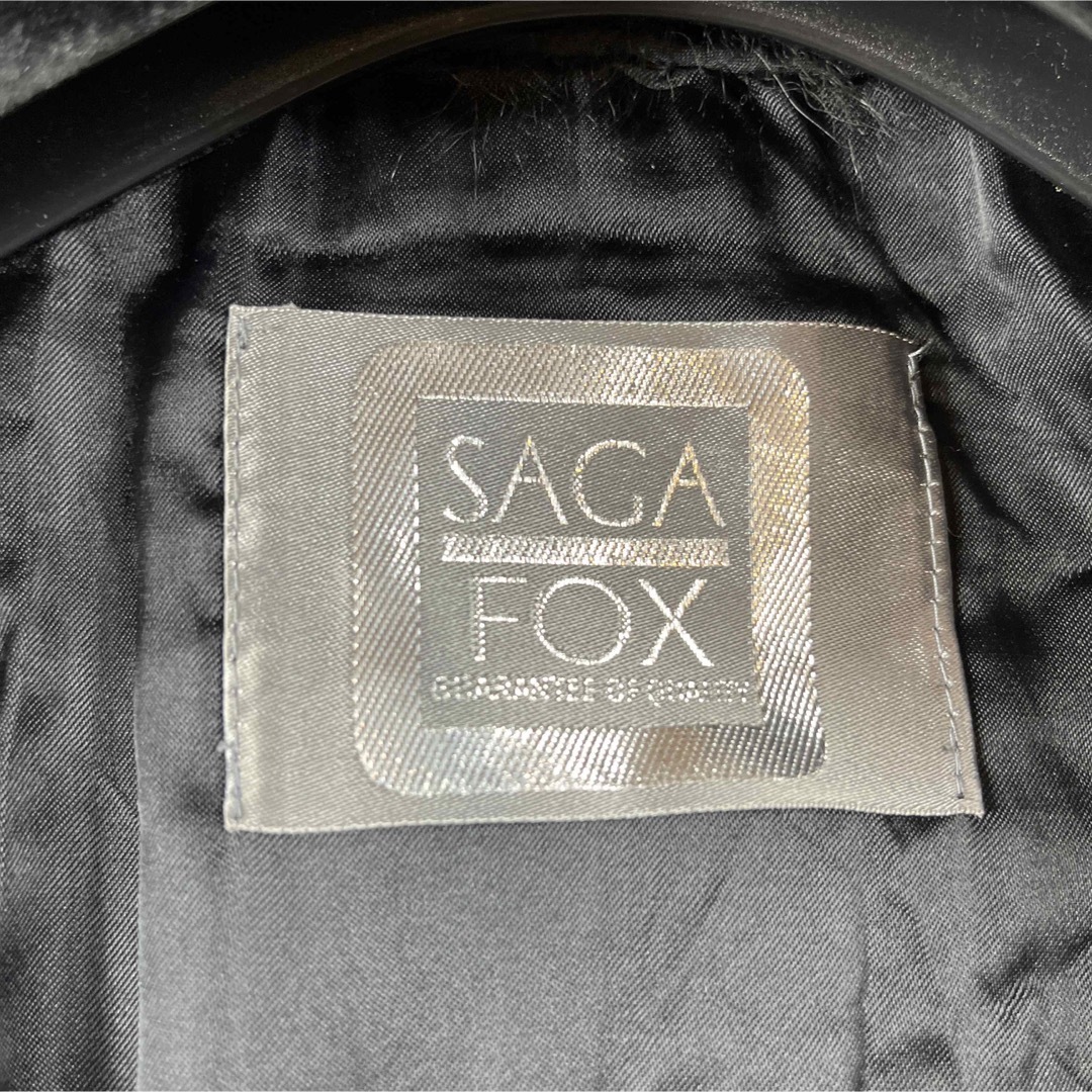 SAGA FOX　サガフォックス　ファーコート　銀タグ　高級　エレガント　上品