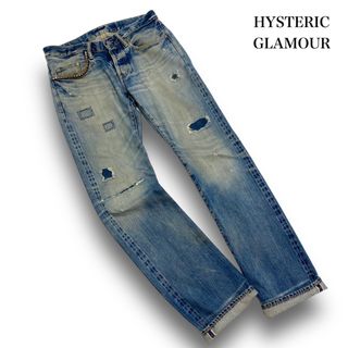 HYSTERIC GLAMOUR/ダメージ加工/デニムパンツ/M/ペイント