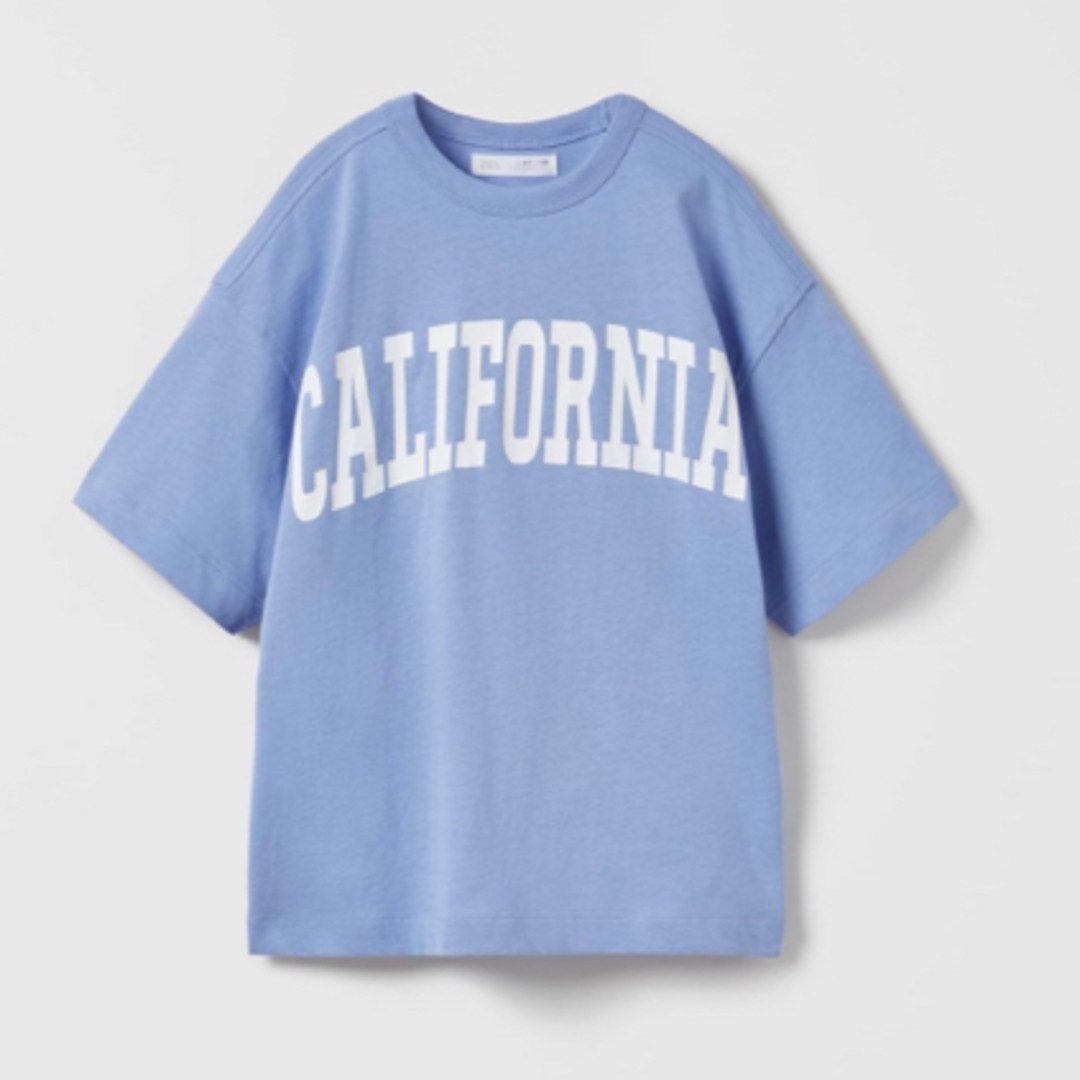 ZARA(ザラ)のZARA カリフォルニア Tシャツ S-M レディースのトップス(Tシャツ(半袖/袖なし))の商品写真