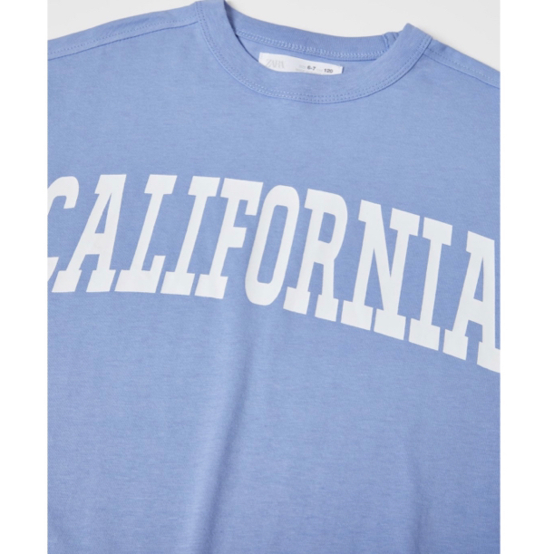 ZARA(ザラ)のZARA カリフォルニア Tシャツ S-M レディースのトップス(Tシャツ(半袖/袖なし))の商品写真