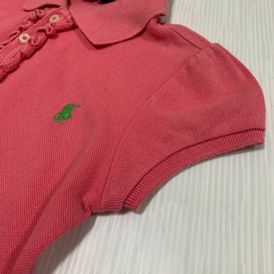 Ralph Lauren(ラルフローレン)のRALPH LAUREN 半袖 ポロシャツ トップス キッズ 子供服 ブランド キッズ/ベビー/マタニティのキッズ服女の子用(90cm~)(Tシャツ/カットソー)の商品写真