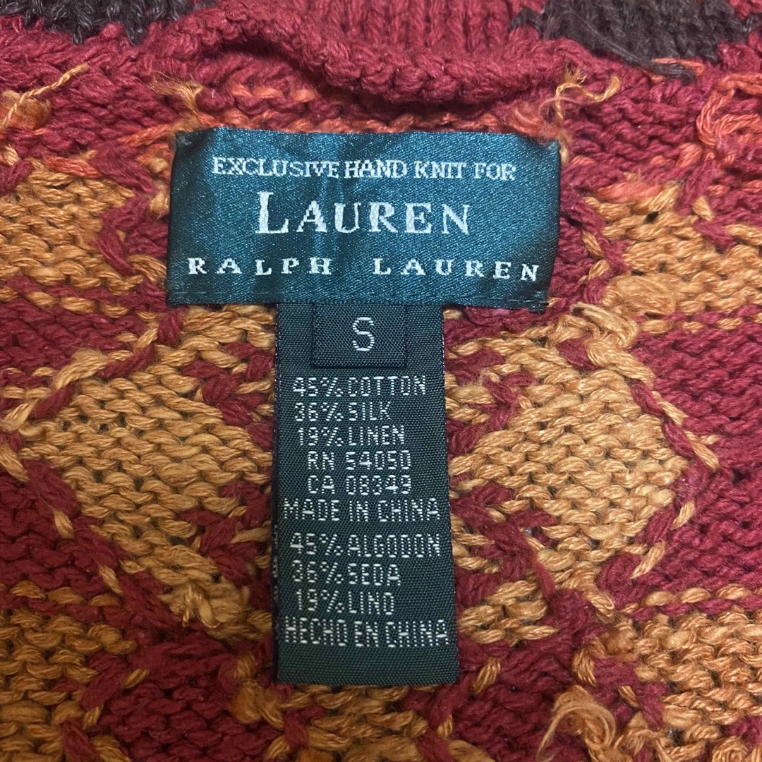 Ralph Lauren(ラルフローレン)のラルフローレン RRL ロンハーマン ポロカントリー ネイティブ ニット メンズのトップス(カーディガン)の商品写真