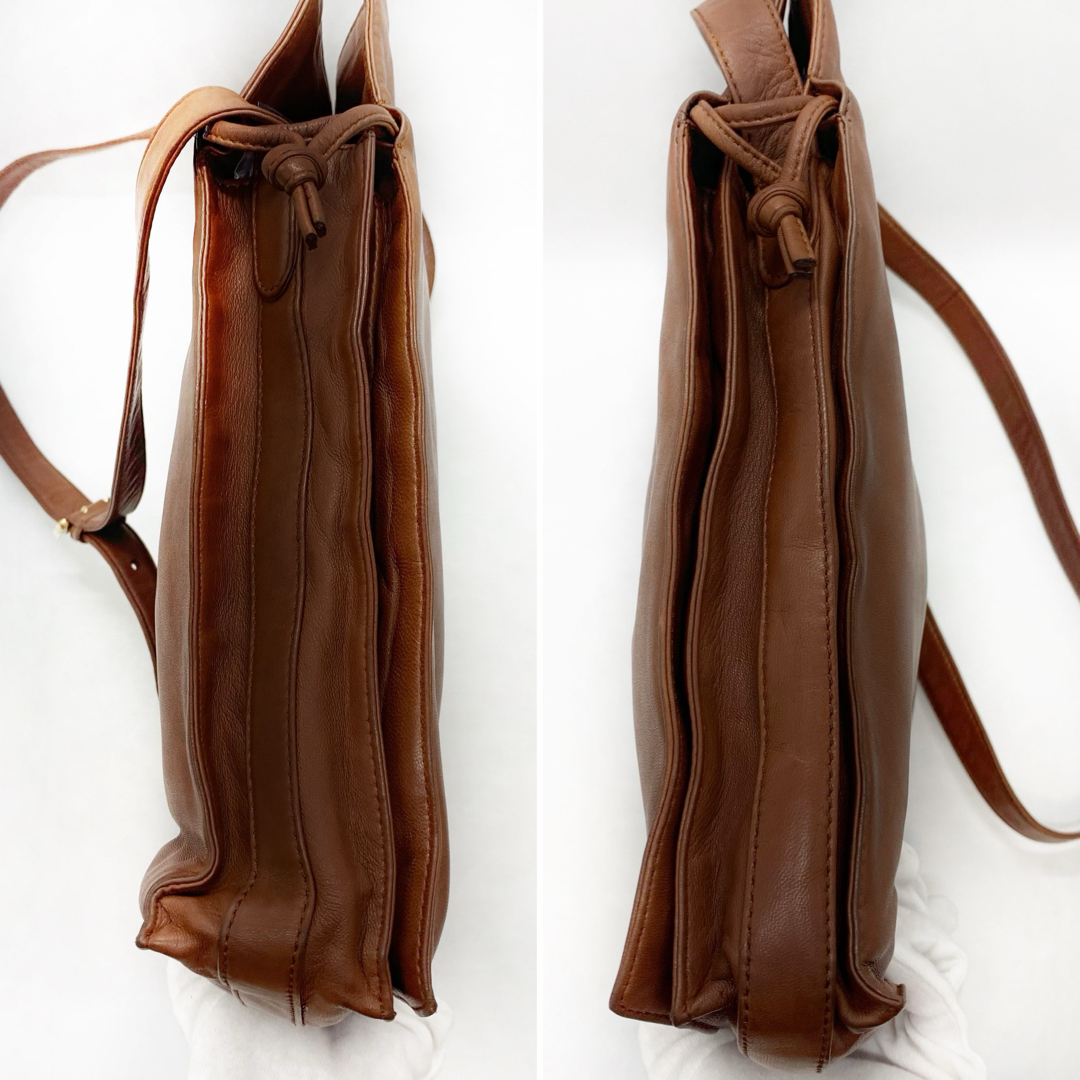 LOEWE - 美品✨LOEWE ロエベ ショルダーバッグ 巾着型 アナグラム