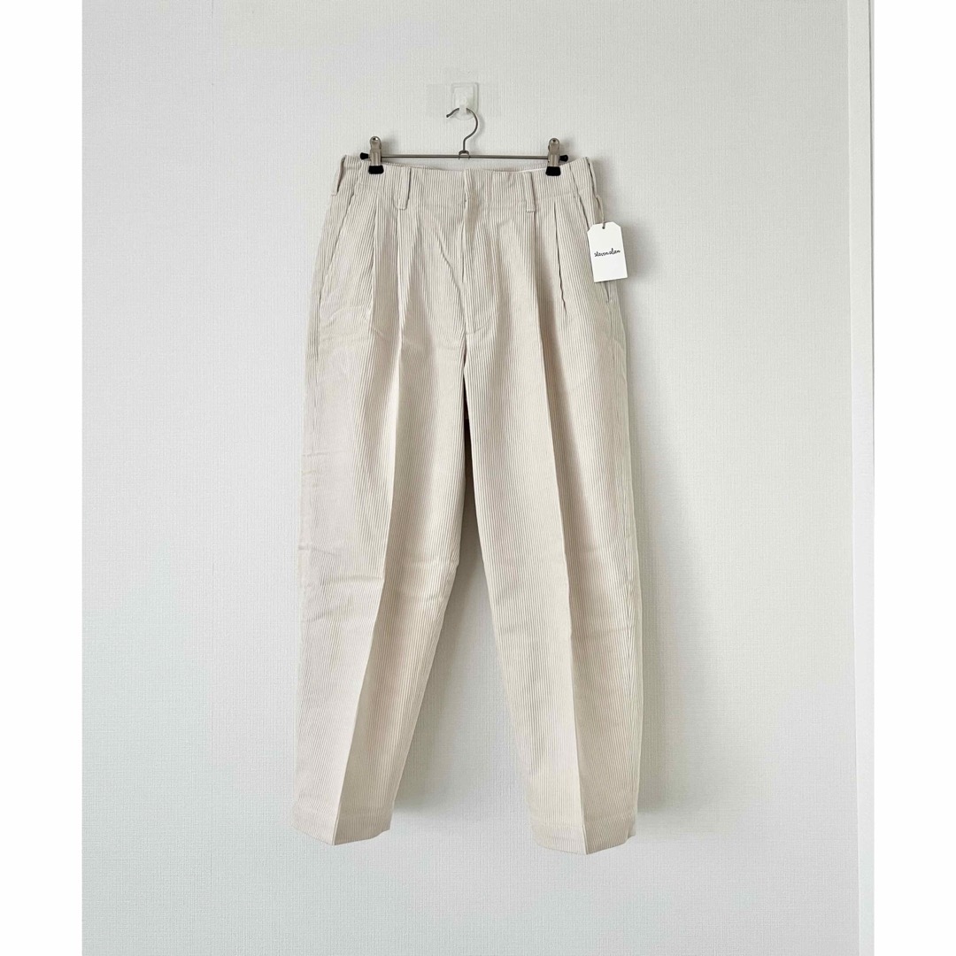 steven alan - Steven Alan CORDUROY 2PLEATED SLACKS パンツの steven alan - Steven Alan CORDUROY 2PLEATED SLACKS パンツの