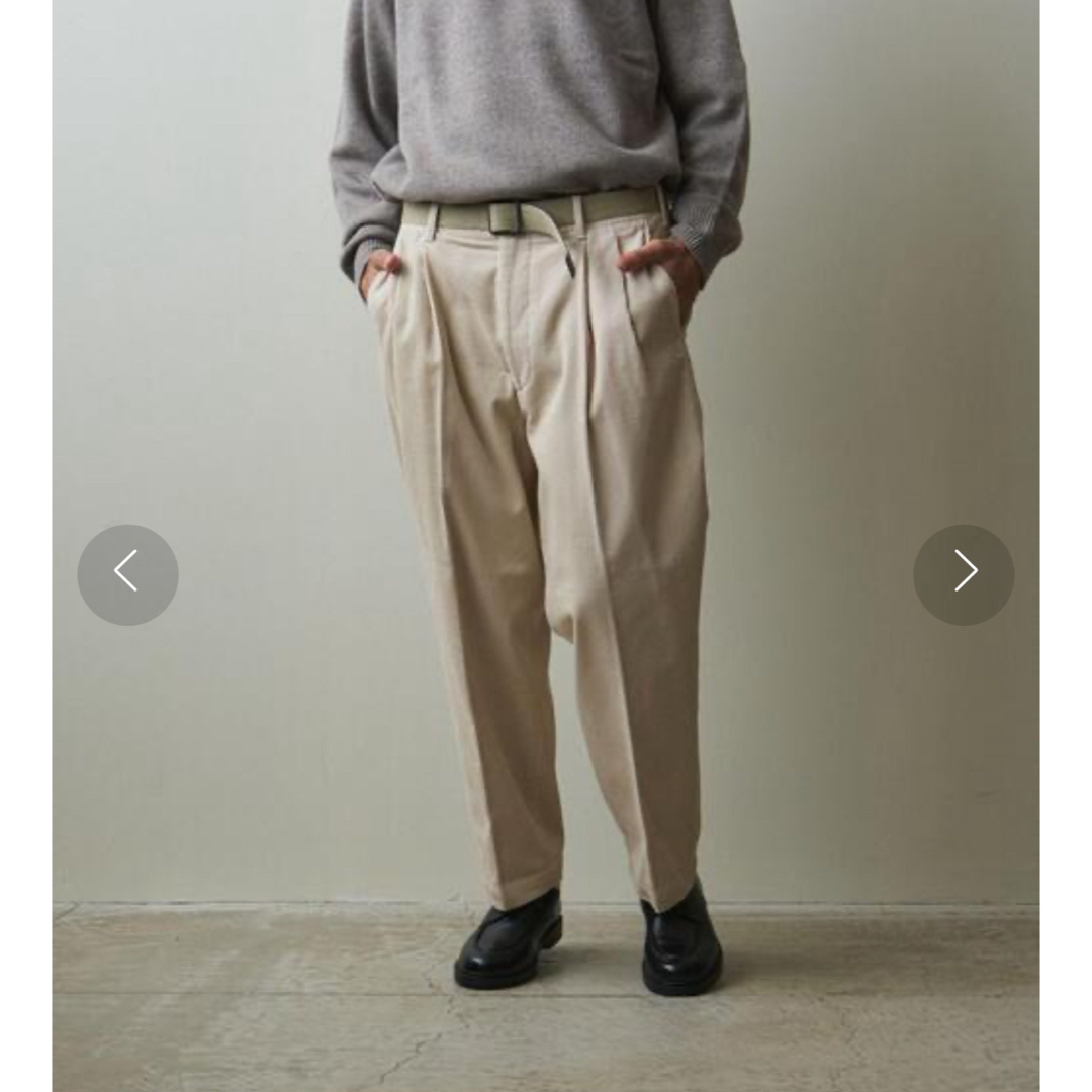 steven alan - Steven Alan CORDUROY 2PLEATED SLACKS パンツの steven alan - Steven Alan CORDUROY 2PLEATED SLACKS パンツの