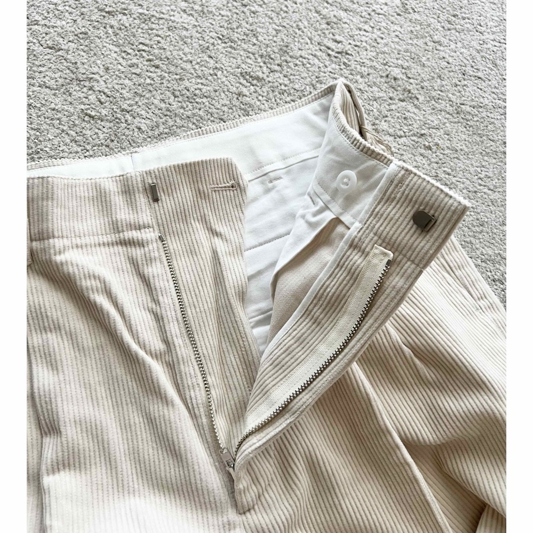 steven alan - Steven Alan CORDUROY 2PLEATED SLACKS パンツの steven alan - Steven Alan CORDUROY 2PLEATED SLACKS パンツの