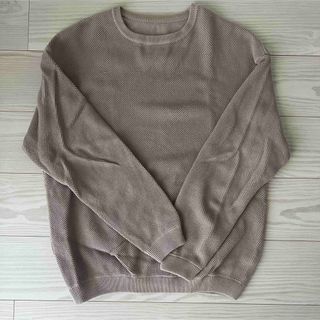 クレプスキュール(crépuscule )のcrepuscule MOSS STITCH L/S SWEAT1901-001(ニット/セーター)