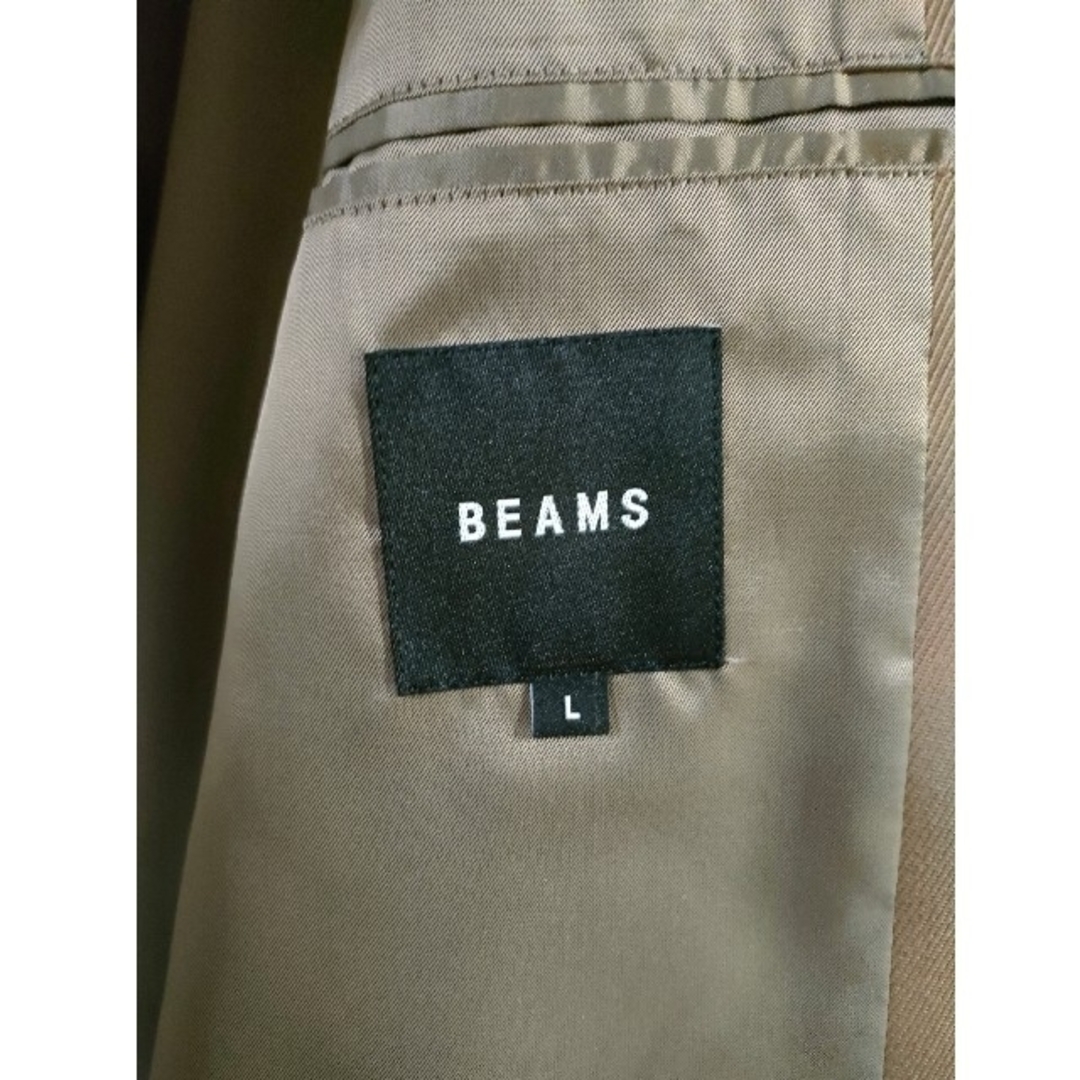 BEAMS(ビームス)のビームス BEAMS イージーフィット ステンカラーコート Lサイズ メンズ メンズのジャケット/アウター(ステンカラーコート)の商品写真