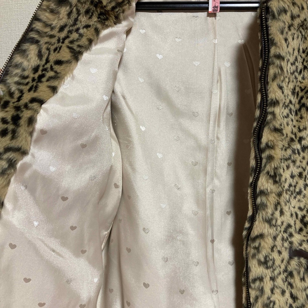 INGNI First(イングファースト)のイング☆ヒョウ柄コート☆140cm キッズ/ベビー/マタニティのキッズ服女の子用(90cm~)(ジャケット/上着)の商品写真