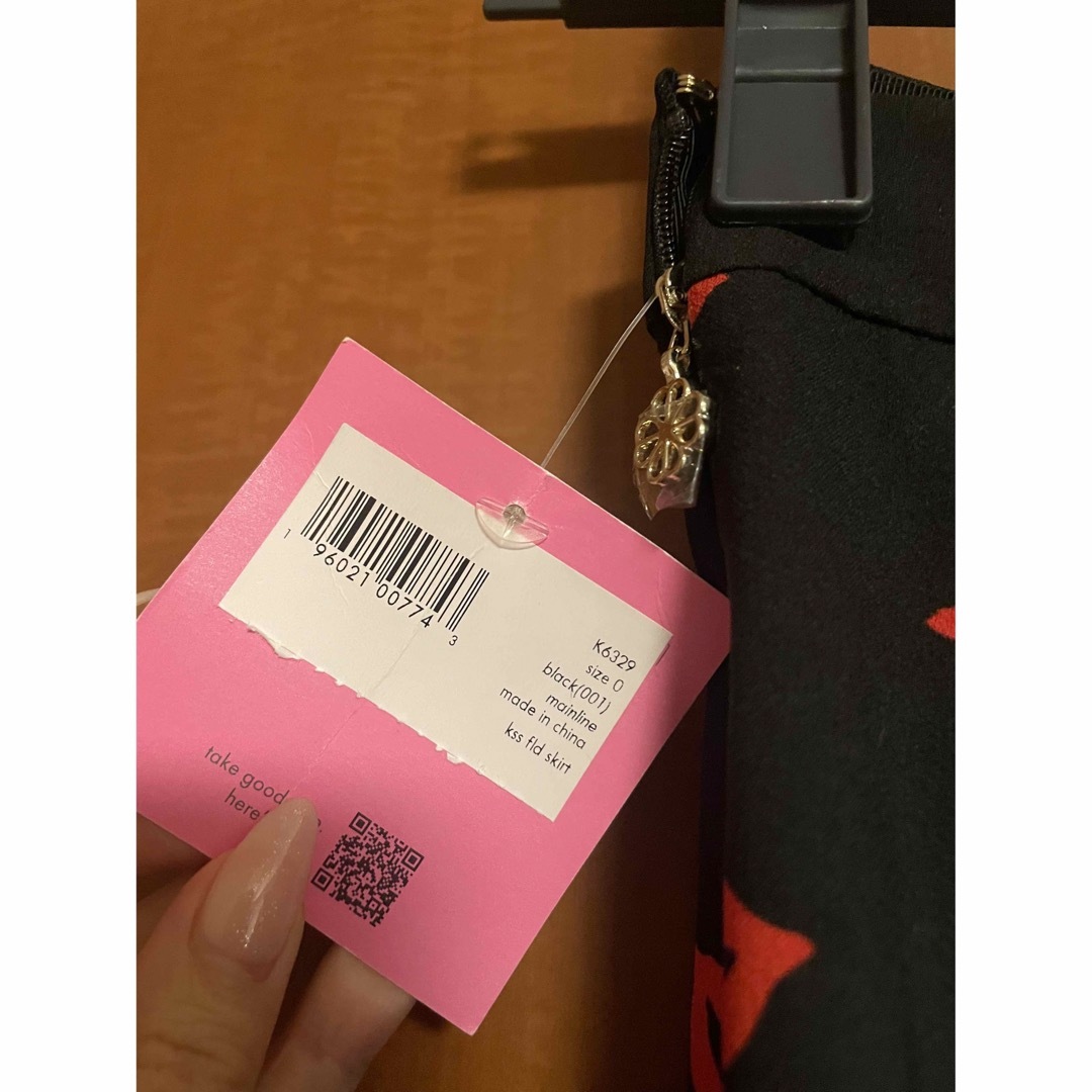 kate spade NEW YORK - ケイトスペード キスフルイドスカートの kate spade NEW YORK - ケイトスペード キスフルイドスカートの