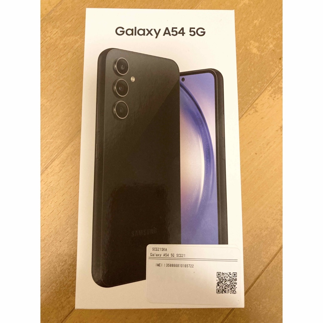 スマホ/家電/カメラGalaxy A54 5G  オーサム グラファイト 128GB au