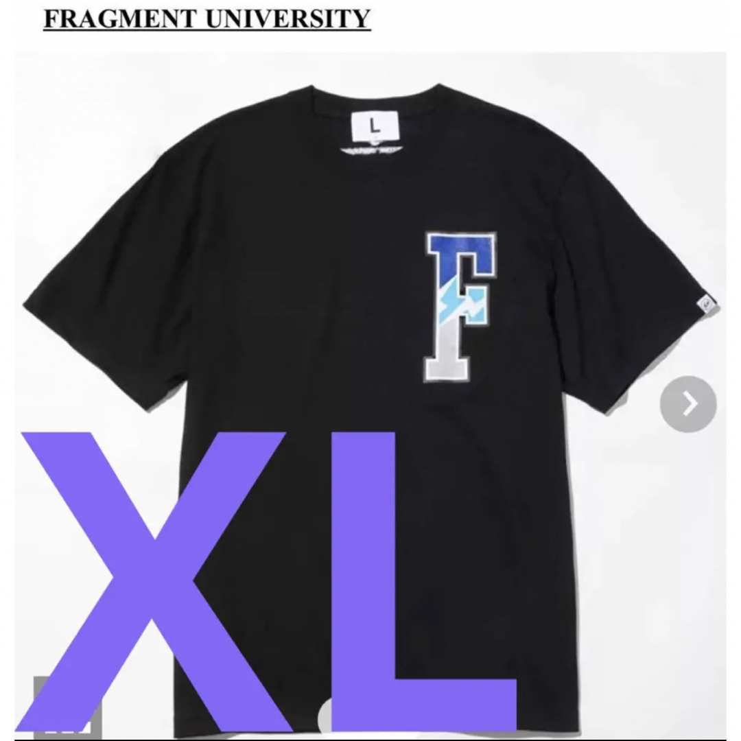 FRAGMENT(フラグメント)のfragment university Tee XL 黒 新品 藤原ヒロシ メンズのトップス(Tシャツ/カットソー(半袖/袖なし))の商品写真