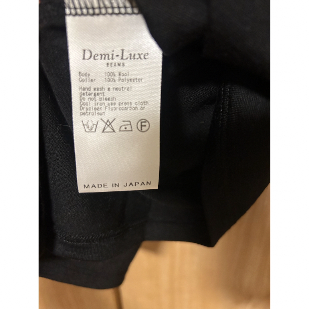 Demi-Luxe BEAMS(デミルクスビームス)の超美品　黒　薄手ニット　ボウタイ　リボン　ニット レディースのトップス(ニット/セーター)の商品写真