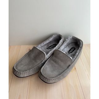 新品 ＊ グレー モカシン フラットシューズ (スリッポン/モカシン)