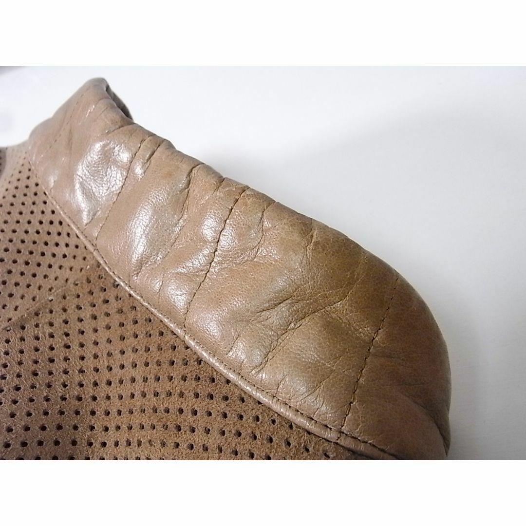 LOEWE - size50 ロエベ パンチングレザーブルゾン ヴィンテージ LOEWE - size50 ロエベ パンチングレザーブルゾン ヴィンテージ
