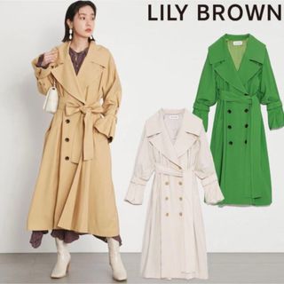 リリーブラウン(Lily Brown)の【新品未着用タグ付】LILY BROWN ビックカラートレンチコート(トレンチコート)