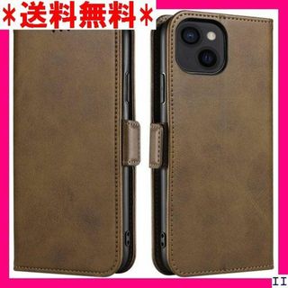 SN5 iPhone 14 Plus ケース 手帳型 適用 ークブラウン 265(モバイルケース/カバー)