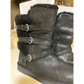 ◆美品◆UGG アグ　Becketバックルファーブーツ　24cm